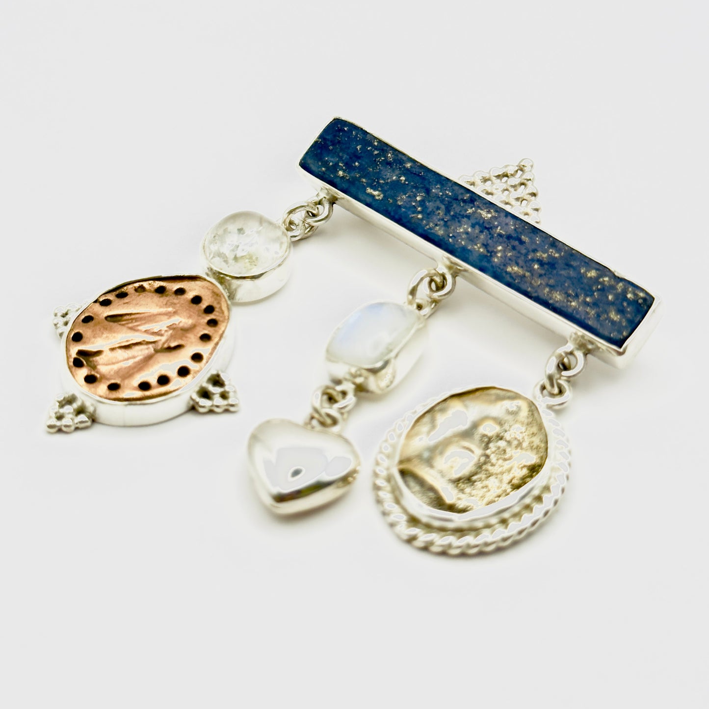 Broche Lapislázuli