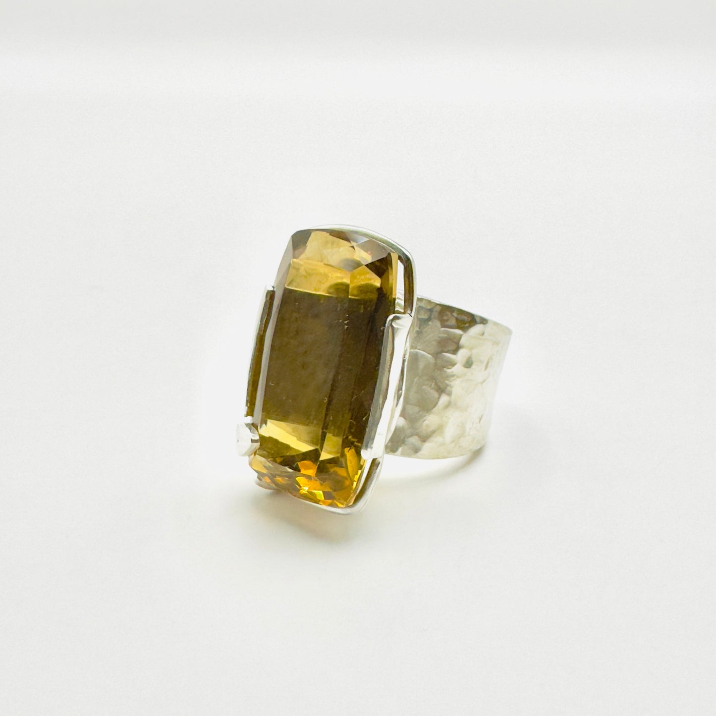 Anillo Topacio Fumé