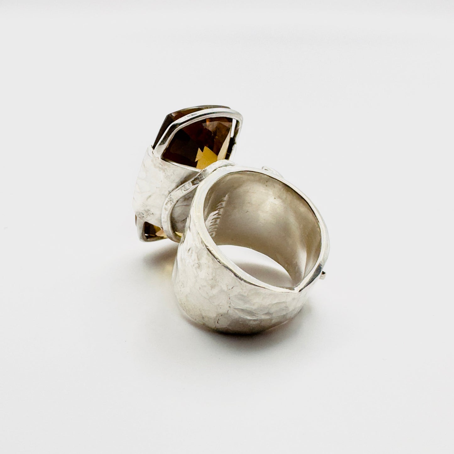 Anillo Topacio Fumé