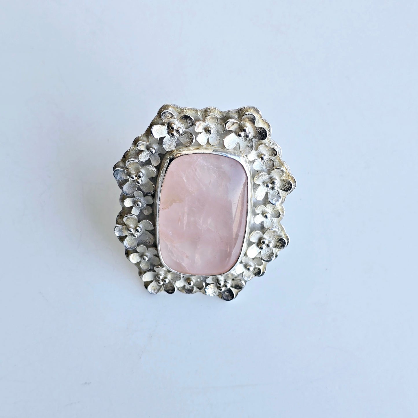 Anillo Cuarzo Rosa