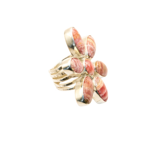 Anillo Flor de Rodocrosita